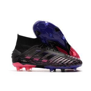 Kopačky Pánské Adidas Predator 19+ FG – Černá Modrý Pink